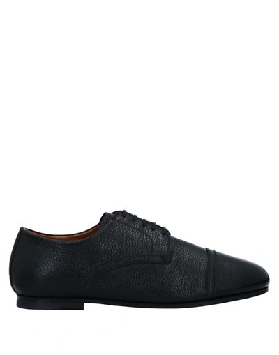 Bally Man Lace-up Shoes Black Size 6.5 Calfskin