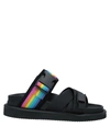 Kurt Geiger Orson Cross Strap Slide Sandal In Black