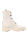 Bianca Di Ankle Boots In Ivory