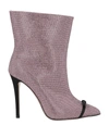 Marco De Vincenzo Ankle Boots In Pink