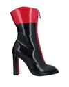Alexander Mcqueen Ankle Boots In Red