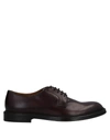 Doucal's Lace-up Shoes In Maroon