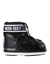 MOON BOOT MOON BOOT MOON BOOT CLASSIC LOW 2 MAN ANKLE BOOTS BLACK SIZE 9-10.5 TEXTILE FIBERS,17124746BV 9