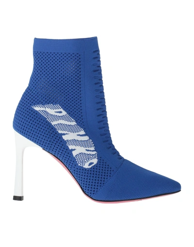Pinko Ankle Boots In Blue