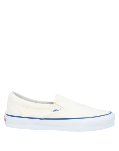 Vans Og Classics Authentic Lx Canvas Sneakers In White