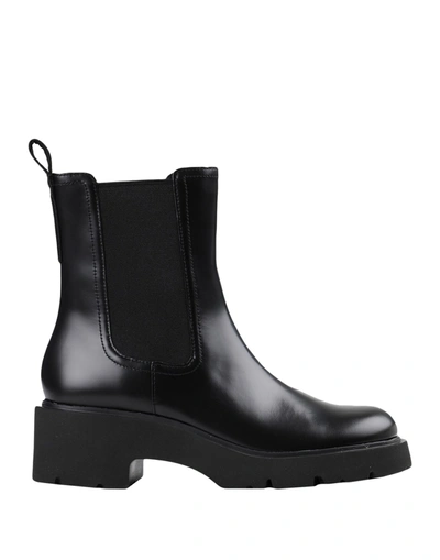 Camper Ankle Boots In Black