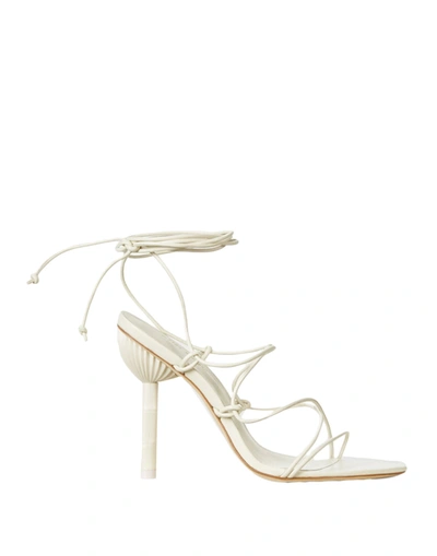 Cult Gaia Sandals In Ivory