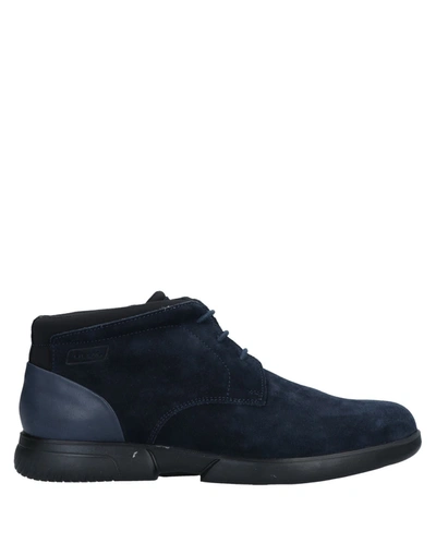 Geox Ankle Boots In Blue