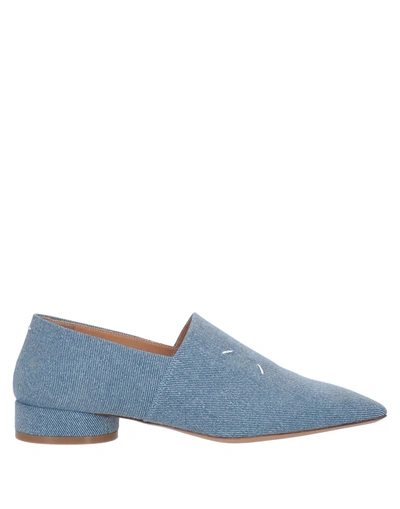 Maison Margiela Ballet Flats In Blue