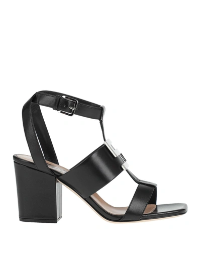 Sergio Rossi Sandals In Black