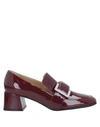 Sergio Rossi Loafers In Maroon