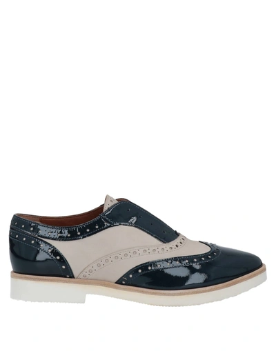 Magli By Bruno Magli Lace-up Shoes In Dark Blue