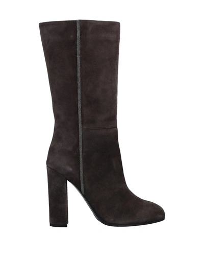 Fabiana Filippi Knee Boots In Grey