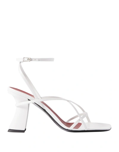 By Far Sandals In White