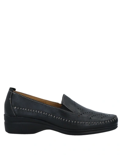 Cinzia Soft By Mauri Moda Loafers In Black