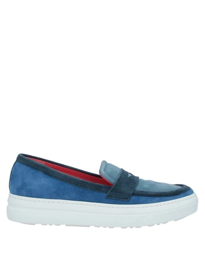 Pas De Rouge Loafers In Blue