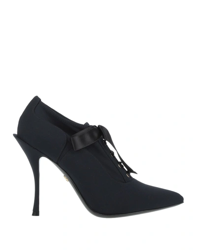 Dolce & Gabbana Lace-up Shoes In Black