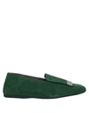 Sergio Rossi Loafers In Green