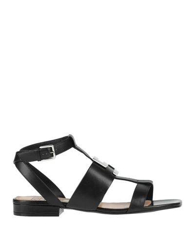 Sergio Rossi Sandals In Black