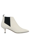 Bally Ankle Boots In White