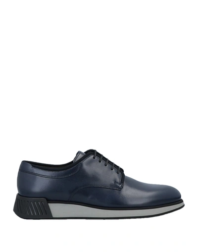 Sergio Rossi Lace-up Shoes In Blue