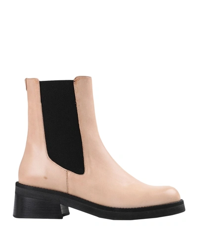 E8 By Miista Ankle Boots In Beige