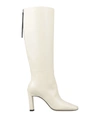Wandler Knee Boots In Ivory