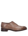 Santoni Lace-up Shoes In Khaki