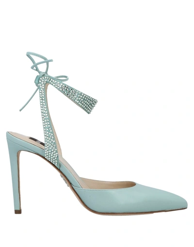 Rodo Pumps In Turquoise