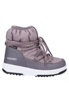 Moon Boot Kids' Ankle Boots In Dove Grey