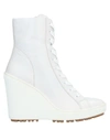 Hogan Ankle Boots In White