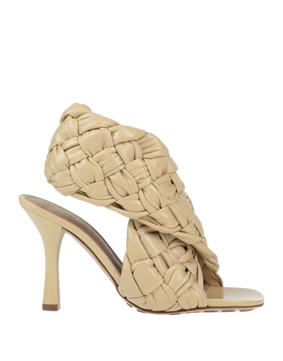 Bottega Veneta Sandals In Yellow