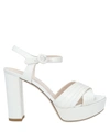 Lella Baldi Sandals In White