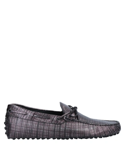 Tod's Loafers In Purple