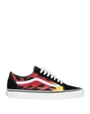 Vans Old Skool Low Top Sneaker In Black