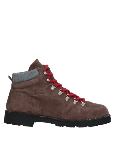 Andrea Ventura Firenze Ankle Boots In Light Brown