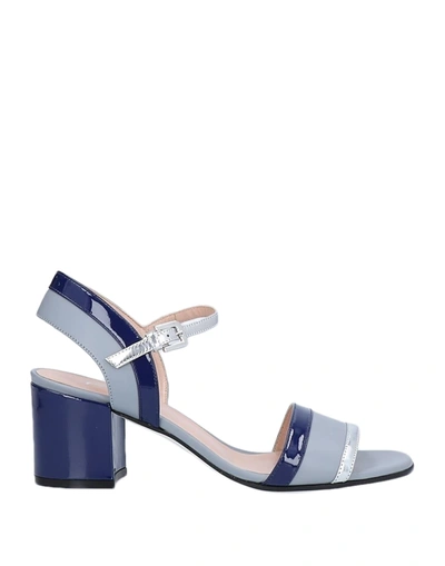 Pollini Sandals In Grey