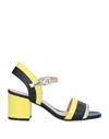 Pollini Sandals In Black