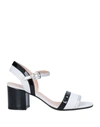 Pollini Sandals In White
