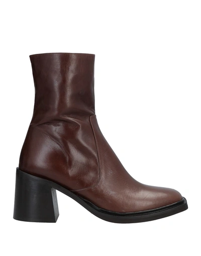 Jonak Ankle Boots In Brown