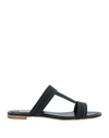 Tod's Sandals In Black
