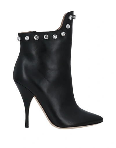 Marco De Vincenzo Ankle Boots In Black