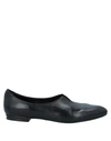 Open Closed  Shoes Ballet Flats In Black