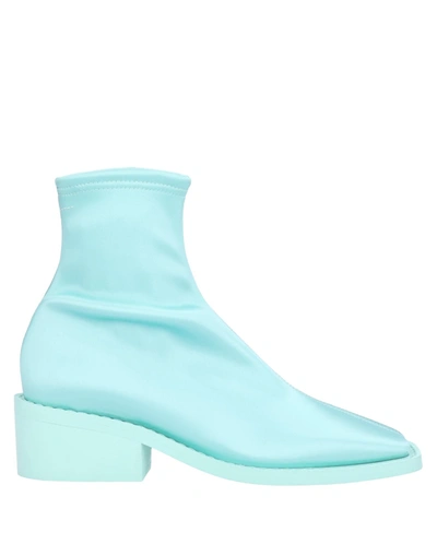 Mm6 Maison Margiela Ankle Boots In Blue