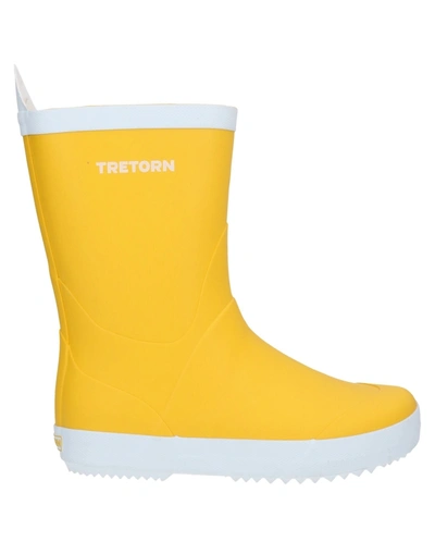 Tretorn Ankle Boots In Yellow