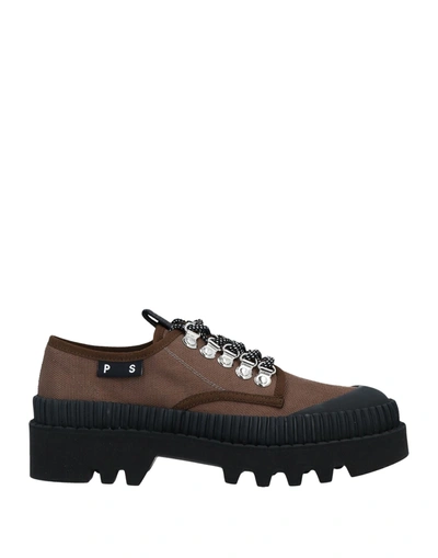 Proenza Schouler Lace-up Shoes In Brown