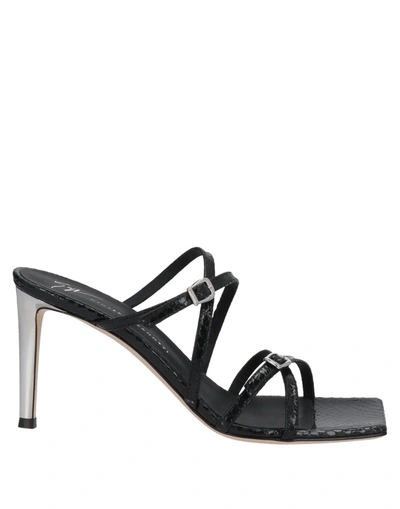 Giuseppe Zanotti Sandals In Black