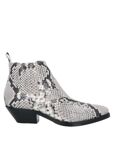 P.a.r.o.s.h Ankle Boots In Grey