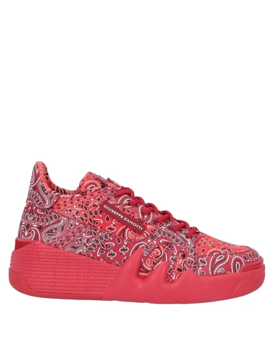 Giuseppe Zanotti Sneakers In Red