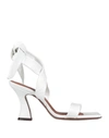 L'autre Chose Sandals In White